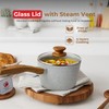 SALFORD 1.8 Quarts Aluminum Saucepan with Glass Lid – Nonstick