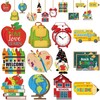 24 Pieces Welcome Back to School Hanging Ornaments for Trees
