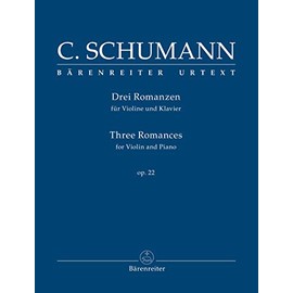 Three Romances for Violin & Piano Op.22