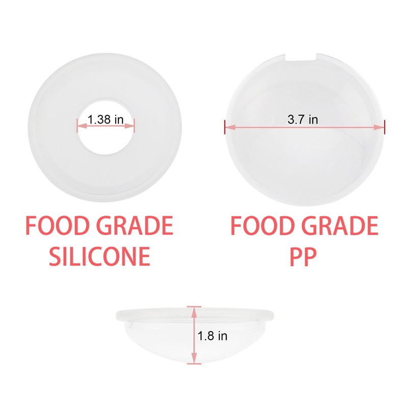 YIYEE Breast Shells Milk Saver for Breastfeeding, 4 Pack BPA