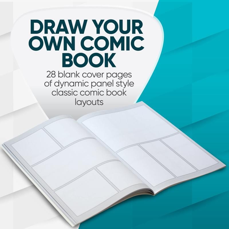 Koala Tools - Blank Comic Book, Draw-It-Yourself Comic Sketch Book