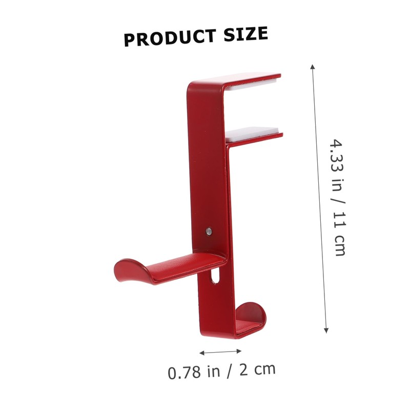 KONTONTY Headphone Stand Hanger Hook Desk Clamp for Headphones Metal