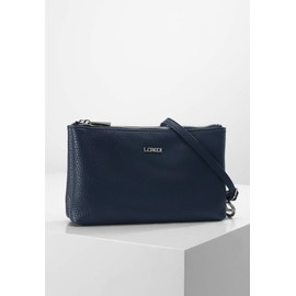 L.CREDI Women Ella Handbag, Navy, Standard