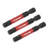 Sealey 3pc 50mm Hex 6mm Impact Power Tool Bit Set