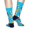 Happy Socks Men's Coffee Lover Patterned Crew Socks (9-11)