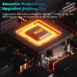 Blorkbuy R36MAX Retro Handheld Game Console,4.0-Inch 720x720 IPS HD Screen,Preloaded Classic Games,Linux Open Source System,128G TF Card &4000mAh Battery,Portable Travel Gift for Teens & Adults (Red)