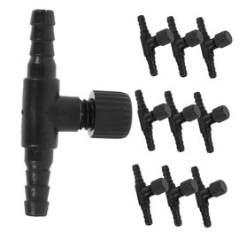 BUGUUYO 10pcs Shaped Aquarium Air Pump Control Valves Plastic Regulators for Airline Tubing Enhance Oxygen Distribution Easy Installation for Fish Tanks for Aquaculture Aquarium Use