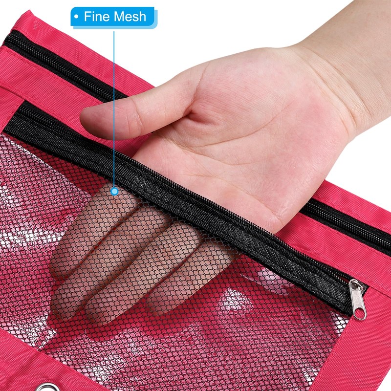 PATIKIL Pencil Pouch for 3 Rings Binder, 2 Pack Oxford
