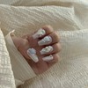 Wedding Nail Innocent Nail Aurora Glow - S-Oval / 웨딩네일