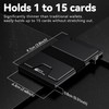 Smart Card Wallet for Men Slim: Minimalist Wallet for Men