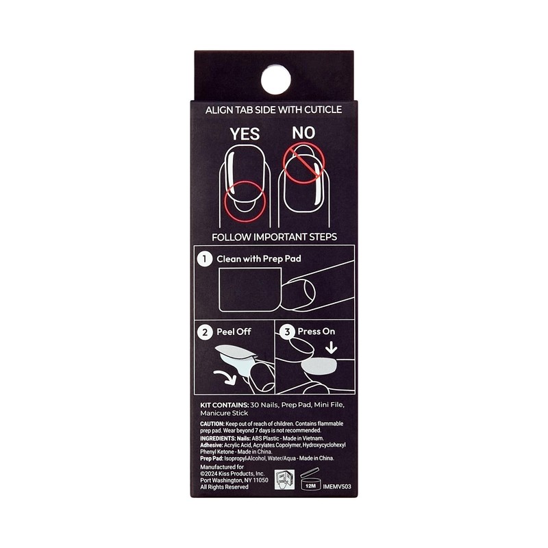 KISS imPRESS Press-On Manicure Premium Collection Fake Nails - All