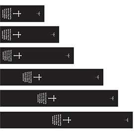 White Water Archery Laminated Christian Cross Zechariah 9:14 Faith Arrow Wraps 15 Pc Pack Choose Length Width (9, 1)
