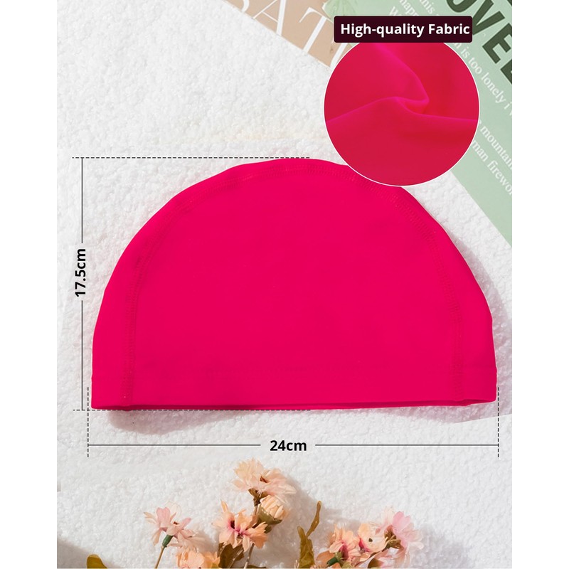 Fabric Swimming Cap – Comfortable, Durable & High Elastic (Deep
