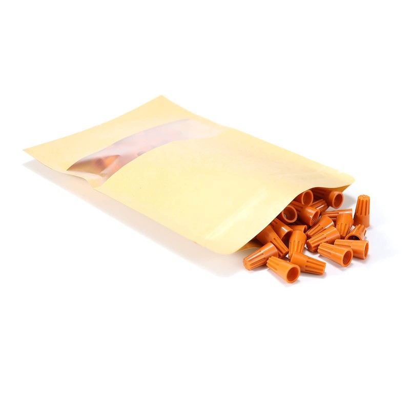 100 PCS P3 Orange Spring Insert Twist Caps Connection Electrical