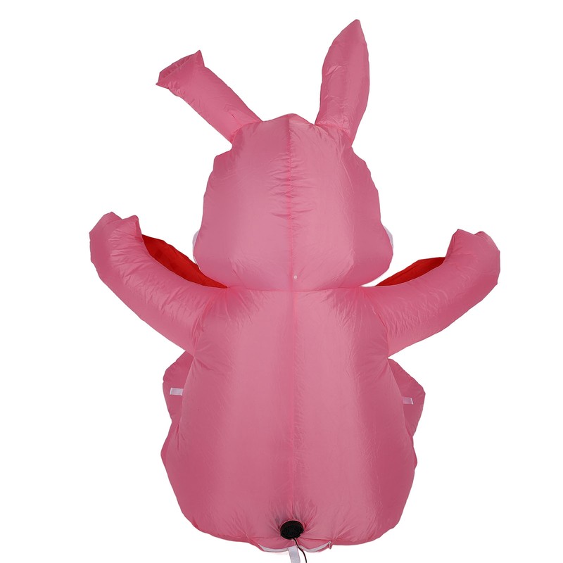 4.9ft Easter Inflatable Bunny Happy Easter Bunny Decoration Outdoor Blow
