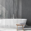 iDesign Waterproof Shower Curtain 12 Metal Grommets-72 x 72"-Set of