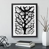 A Monochrome Tree No.4 Framed Print for Living Room Bedroom