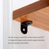 24Pcs L Brackets Corner Bracket Sets, 90 Degree Right Angle