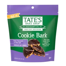 Tate's Bake Shop 🟢 New Tate's Bake Shop COOKIE BARK Dark Chocolate Sea Salt Chip Crispy 5oz