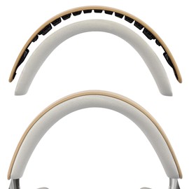 Geekria Sheepskin Headband Pad Compatible with Bowers & Wilkins Px8 /Px7S3/ Px7S2/ Px7S2e (Not Compatible with Px7) Headphones, Replacement Band Repair Part (Tan)