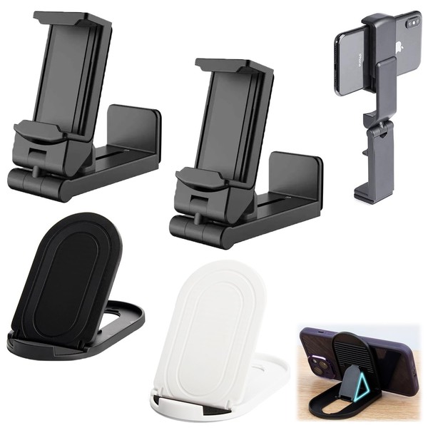 Asphodelia 2PCS Airplane Travel Essentials Phone Holder,360 Degree Travel Must