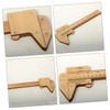 BUGUUYO Wooden Caliper Ruler for Students Multi Function Measuring Tool