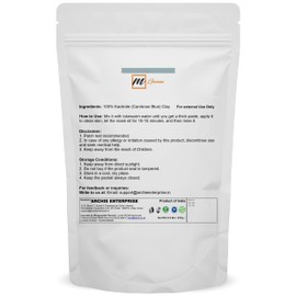 mGanna 100% Natural Cambrian Blue Clay for Facial Masks, Creams, Body Wraps, Soft Peels and Scrubs, and Soap Making 2 LBS / 908 GMS