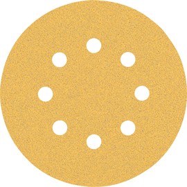 Bosch 50 x Expert C470 Sandpaper with 8 Holes (for Paint on Wood, Diameter 125 mm, Grit 80, Professional Accessories, Random Orbital Sander, Orbital Sander)