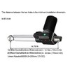 INTBUYING Electric Linear Actuator Motor 8inch(200mm) Stroke 12V DC,1320LBS(6000N) with
