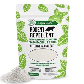 Mighty Mint Rodent Repellent Pest Control, Diatomaceous Earth Peppermint Pest Powder, 1 lb