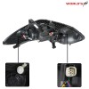 SEBLAFF For 2016 2017 2018 Chevy Cruze Projector Headlight Halogen