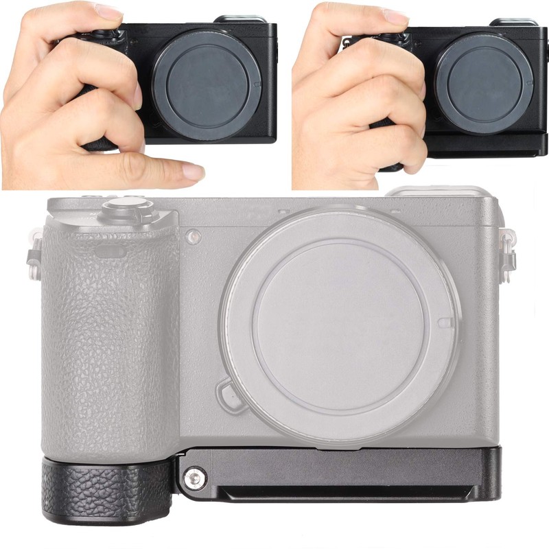 WEPOTO A6400 Hand Grip Quick Release Plate L Bracket QR