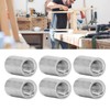 20Pcs Coupling Nut Stainless Steel M8 Round Rod Connector Nut