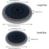 Ritadeshop Burner Covers for Electric Stove (Blue Mandala, round 8/10'')