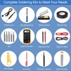 Tabiger Soldering Iron Kit, Soldering Kit with LCD Digital Multimeter,