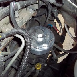 iFJF 68065612AA Fuel Filter Housing Cover Cap Replacement for 2011-2024 Ram 6.7L 2500-5500 2010 DODGE RAM 2500 3500 PICKUP DODGE RAM 4000-5000 Cummins Diesel Engine Billet Aluminum(Black) 2 Packs