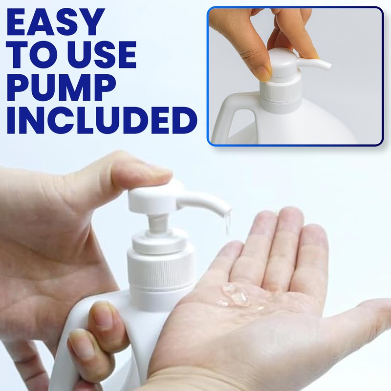 Hand Sanitizer Gel with Pump – 70% Alcohol Bulk Hand