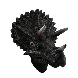 Zeckos Triceratops Trophy Wall Mounted Dinosaur Head Sculpture