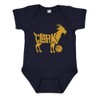 Clark Goat Baby Infant One Piece Bodysuit 6 Months Navy