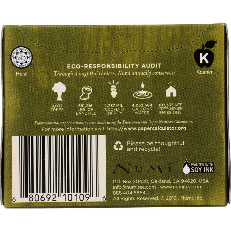 Numi Green Tea Bags Gunpowder