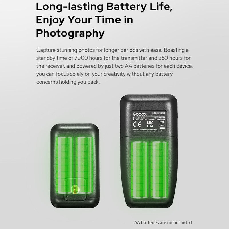 Godox TR Series 2.4G Wireless Timer Remote Control Camera Shutter