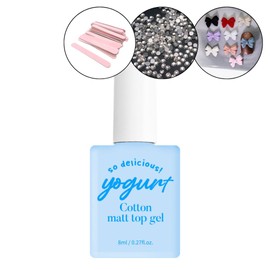 classic nail Yogurt gel cotton mat top basic mat top gel + 30 parts / 요거트젤 코튼 매트탑 기초 매트탑젤+파츠30개