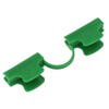 50Pcs Greenhouse Clamp PE Plastic 2 Head Plant Film Clamp