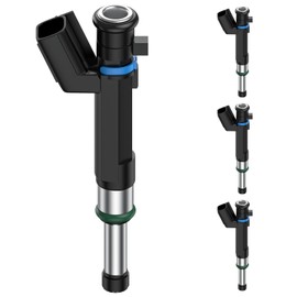 Hsingach Set of 4 Fuel Injectors Compatible with Nissan For Versa 1.6L Base S SL SV 2012 2013 2014 2015 2016 2017 2018 2019 18 Holes 166001KT0A
