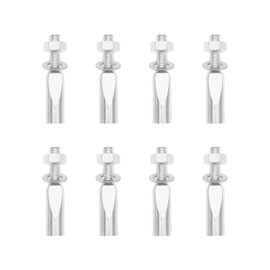 LT Easiyl 8Pcs Bike Cotter Pins 9x42mm Bicycle Pins Foot Bearing Wedges Crank Wrench Cycling Accessories Crank Chainwheel for Bicycle Moped