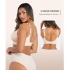 Seamless Women Bra, Comfortable Everyday Bra with Adjustable Straps, Skin,