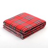 Filersong Checkered Throw Large 2 Piece Fleece Blanket Nordic Thick