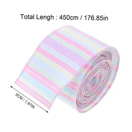Operitacx 1 Rolle Osterband Geschenkband Zum Verpacken Geschenkband Zum Basteln Geschenkband Für Die Party Bonbonband Pastellfarbenes Band Pastellfarbenes Weihnachtsband Wickelband Polyester