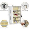 lesolar Upgraded 60 Slots Cell Phone Locker, Wall Mounted Phone