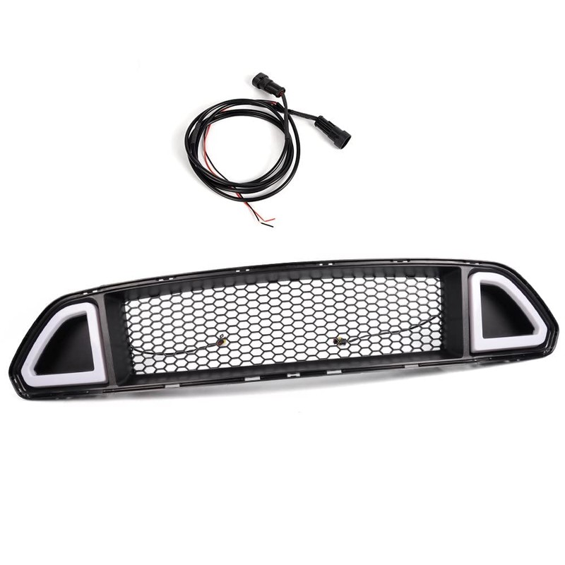 PIT66 Front Hood Upper Grille Grill Compatible with Ford Mustang